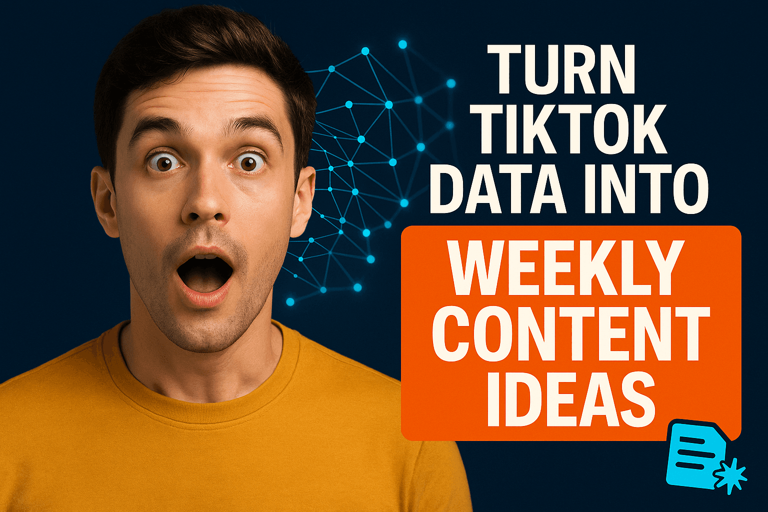 Turn TikTok Data Into Weekly Content Ideas