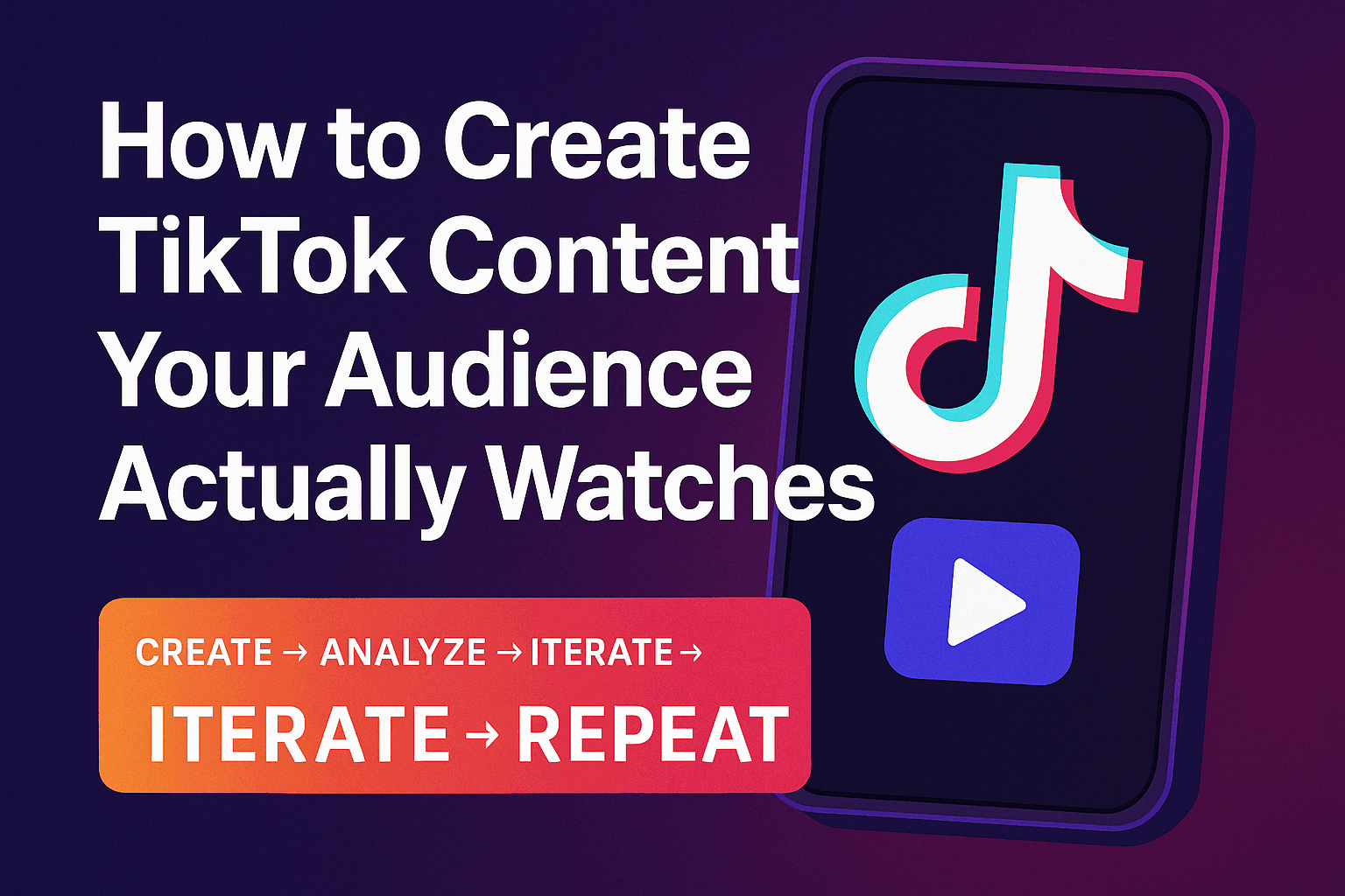 How to Create TikTok Content Your Audience Actually Watches